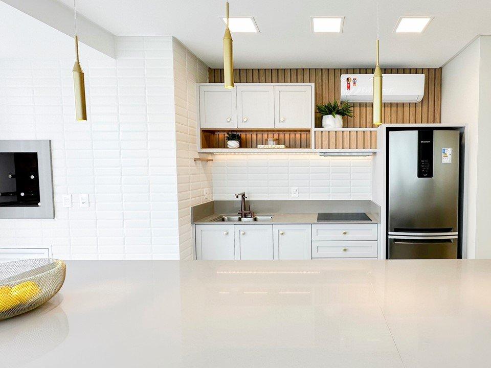Cozinha do espaço gourmet do Long Beach Residence